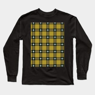 Plaid Gold Diamond Patterns Long Sleeve T-Shirt